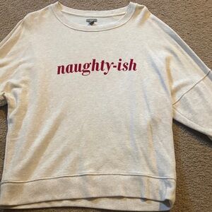 Aerie Cream Knit sweatshirt